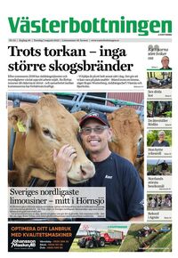 Förstasida Västerbottningen