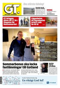 Förstasida Gotlands Tidningar