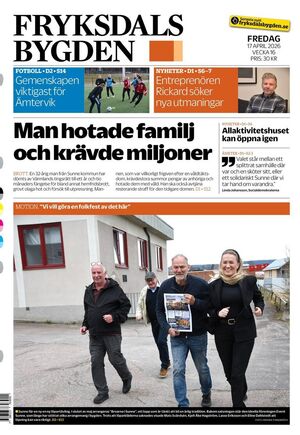 Förstasida Fryksdalsbygden