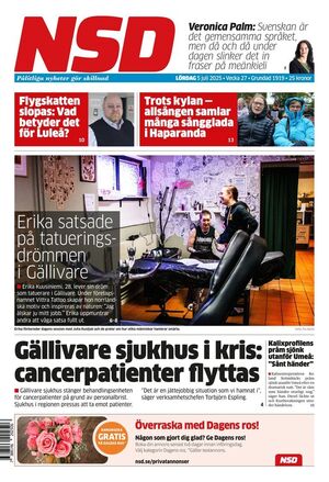 Förstasida Norrländska Socialdemokraten