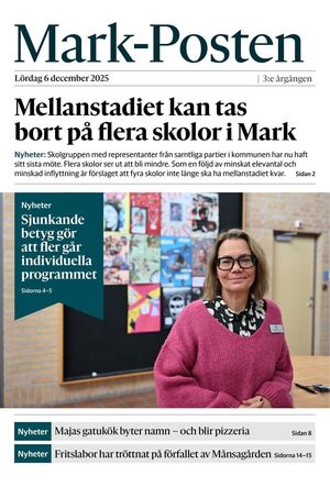 Förstasida Mark-Posten