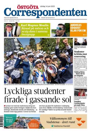 Förstasida Östgöta Correspondenten