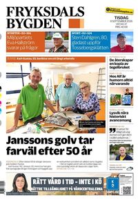 Förstasida Fryksdalsbygden