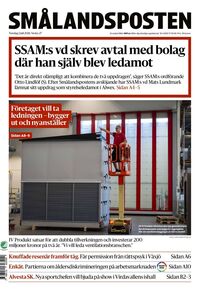 Förstasida Smålandsposten