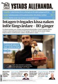 Förstasida Ystads Allehanda