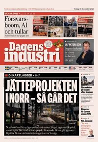Förstasida Dagens industri