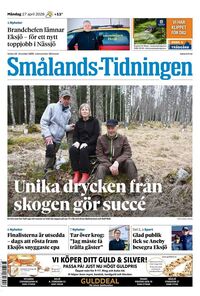Förstasida Smålands-Tidningen
