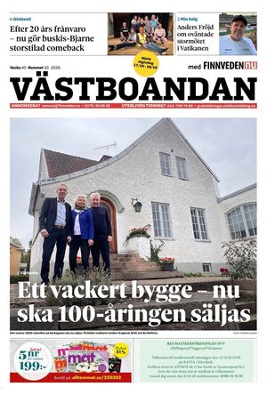 Förstasida Västboandan