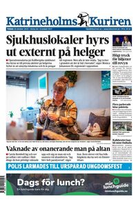 Förstasida Katrineholms-Kuriren