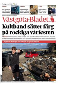 Förstasida Västgöta-Bladet
