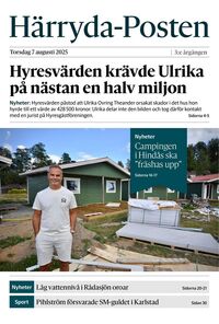 Förstasida Härryda-Posten