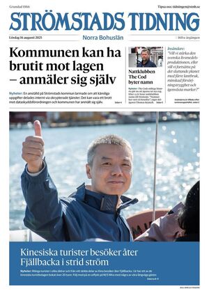 Förstasida Strömstads Tidning