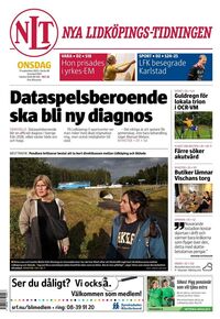 Förstasida Nya Lidköpings-Tidningen