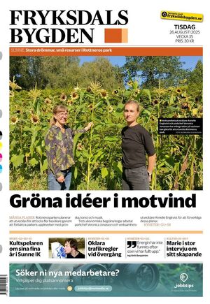 Förstasida Fryksdalsbygden