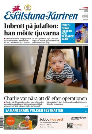 Förstasida Eskilstuna-Kuriren