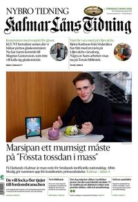 Förstasida Kalmar Läns Tidning