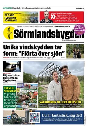 Förstasida Sörmlandsbygden