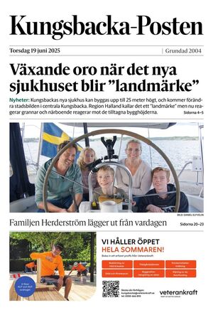 Förstasida Kungsbacka Posten