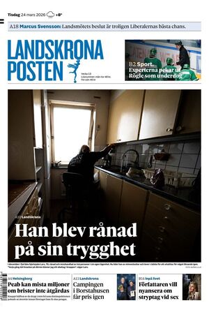 Förstasida Landskrona Posten