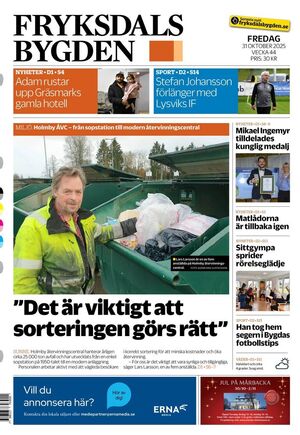 Förstasida Fryksdalsbygden