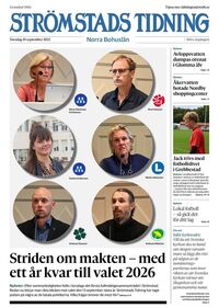 Förstasida Strömstads Tidning