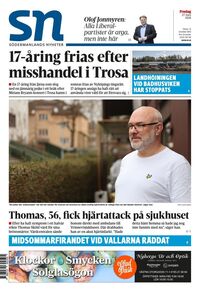 Förstasida Södermanlands Nyheter