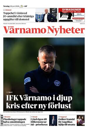 Förstasida Värnamo Nyheter