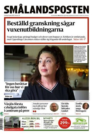 Förstasida Smålandsposten