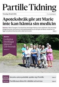 Förstasida Partille Tidning
