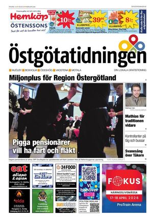 Förstasida Östgötatidningen