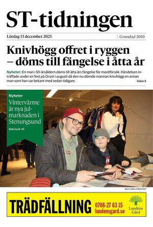 Förstasida ST-tidningen