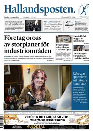 Förstasida Hallandsposten
