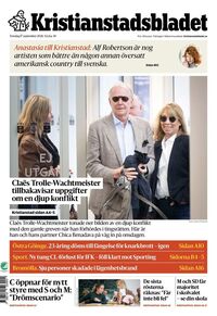 Förstasida Kristianstadsbladet