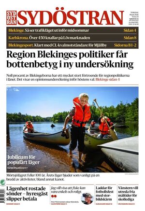Förstasida Sydöstran