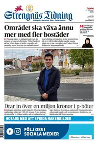 Förstasida Strengnäs Tidning