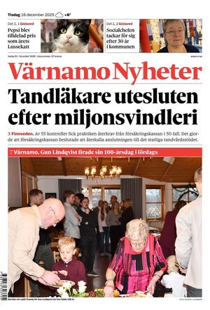 Förstasida Värnamo Nyheter