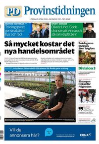 Förstasida Provinstidningen Dalsland