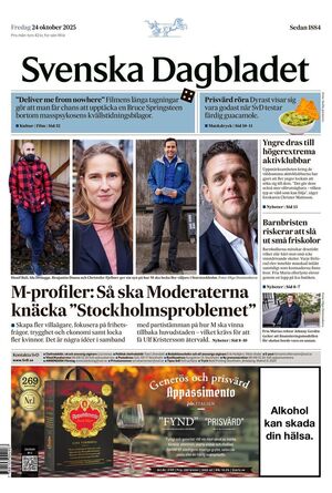 Förstasida Svenska Dagbladet