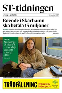 Förstasida ST-tidningen