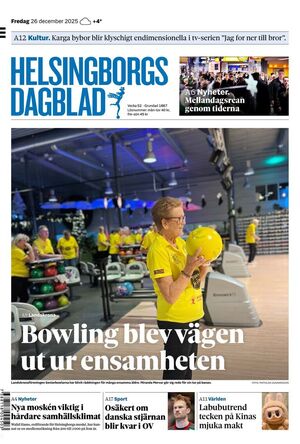 Förstasida Landskrona Posten