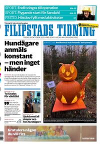 Förstasida Filipstads Tidning