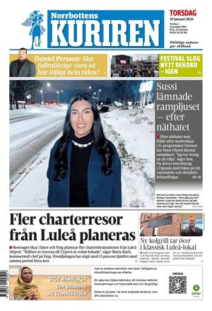 Förstasida Norrbottens-Kuriren