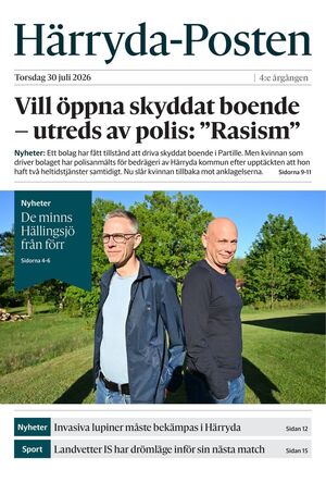 Förstasida Härryda-Posten