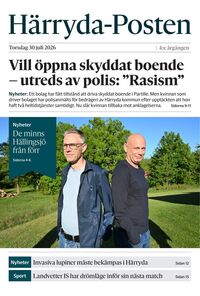 Förstasida Härryda-Posten