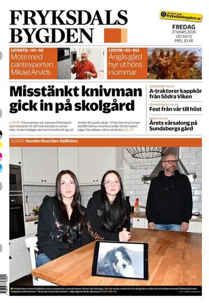 Förstasida Fryksdalsbygden