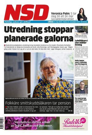 Förstasida Norrländska Socialdemokraten