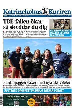 Förstasida Katrineholms-Kuriren