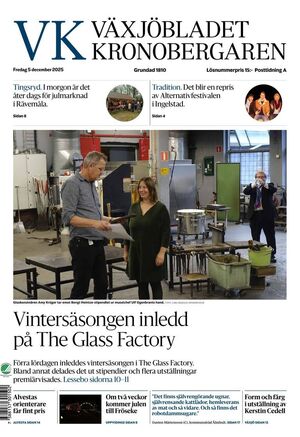 Förstasida Växjöbladet Kronobergaren