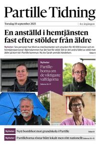 Förstasida Partille Tidning