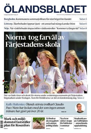Förstasida Ölandsbladet